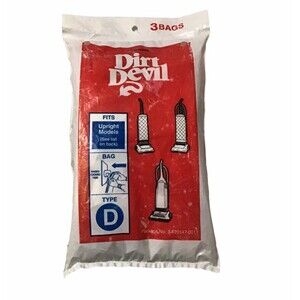 Dirt Devil Type D Vacuum Bags Genuine 3 Pack New Sealed Replacement Vintage 1996